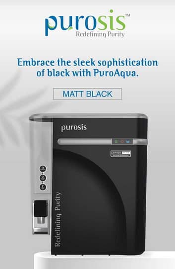 Purosis Matt Black Water Purifier in Shimoga